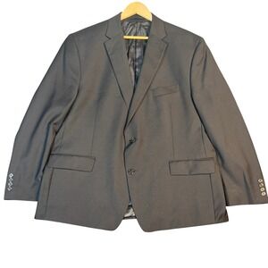 LAUREN Ralph Lauren Men's Black Wool Blend Blazer Suit Jacket 48R